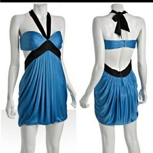BCBG Cutout Halter Dress. New with tags! Super cute and fun!!!